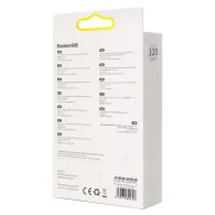 Cablu USB to Lightning Baseus Crystal, 2.4A, 1.2m (Mov)