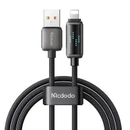 Mcdodo CA-5250 Cablu USB-A la Lightning, afișaj LED, 1,2 m