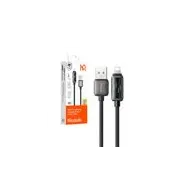 Mcdodo CA-5250 Cablu USB-A la Lightning, afișaj LED, 1,2 m