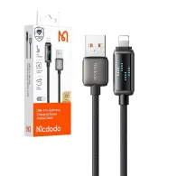 Mcdodo CA-5250 Cablu USB-A la Lightning, afișaj LED, 1,2 m