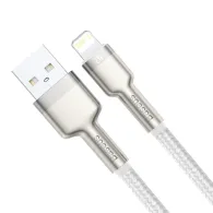 USB la Lightning cablu Baseus Cafule, 2.4A, 1m (biały)