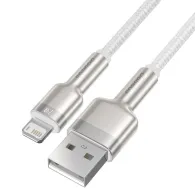 USB la Lightning cablu Baseus Cafule, 2.4A, 1m (biały)