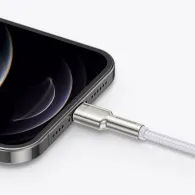 USB la Lightning cablu Baseus Cafule, 2.4A, 1m (biały)