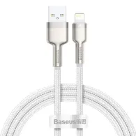USB la Lightning cablu Baseus Cafule, 2.4A, 1m (biały)