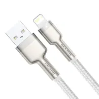 USB la Lightning cablu Baseus Cafule, 2.4A, 1m (biały)