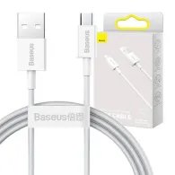 Baseus Cablu Superior Series USB to micro USB, 2A, 1m (alb)