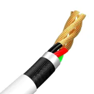 Baseus Simple Wisdom micro USB la cablu USB, 2.1A, 1.5m (alb) 2pcs.