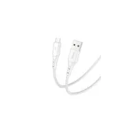 Cablu USB la Micro USB Vipfan Colorful X12, 3A, 1m (alb)