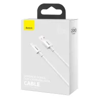 Cablu Baseus Superior Series USB la USB-C, 66W, 2m (Alb)