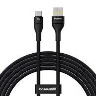 Cablu de încărcare Baseus Flash 2 USB către USB-C 100W, 2m (negru)