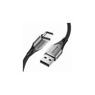 Cablu USB 2.0 A către USB-C Vention CODHD 3A 0,5m gri