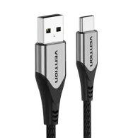Cablu USB 2.0 A către USB-C Vention CODHD 3A 0,5m gri