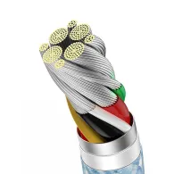 Cablu USB la USB-C Baseus Dynamic Series, 100W, 2m (albastru)