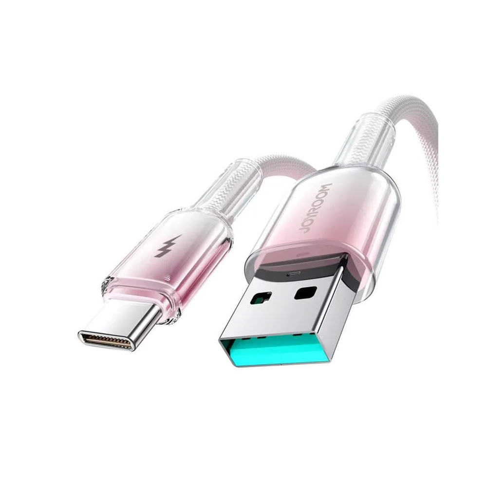Joyroom S-A42 3A USB-A USB-C Cablu 1.2m alb