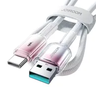 Joyroom S-A42 3A USB-A USB-C Cablu 1.2m alb