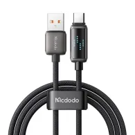 Mcdodo CA-2350 Cablu USB-A la USB-C, 6A, afișaj LED, 1,2 m