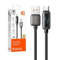 Mcdodo CA-2350 Cablu USB-A la USB-C, 6A, afișaj LED, 1,2 m