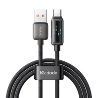 Mcdodo CA-2350 Cablu USB-A la USB-C, 6A, afișaj LED, 1,2 m