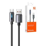 Mcdodo CA-5180 Cablu USB-A la USB-C, 1,2 m (negru)