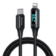 Cablu Mcdodo de la USB-C la Lightning CA-1030, 36W, 1,2m (negru)