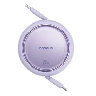 Cablu USB Baseus Free2Pull USB-C la iP 20W 1m (violet)