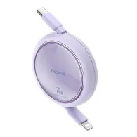 Cablu USB Baseus Free2Pull USB-C la iP 20W 1m (violet)