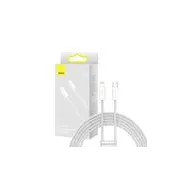 Cablu USB-C Baseus pentru seria Lightning Dynamic, 20W, 2m (alb)
