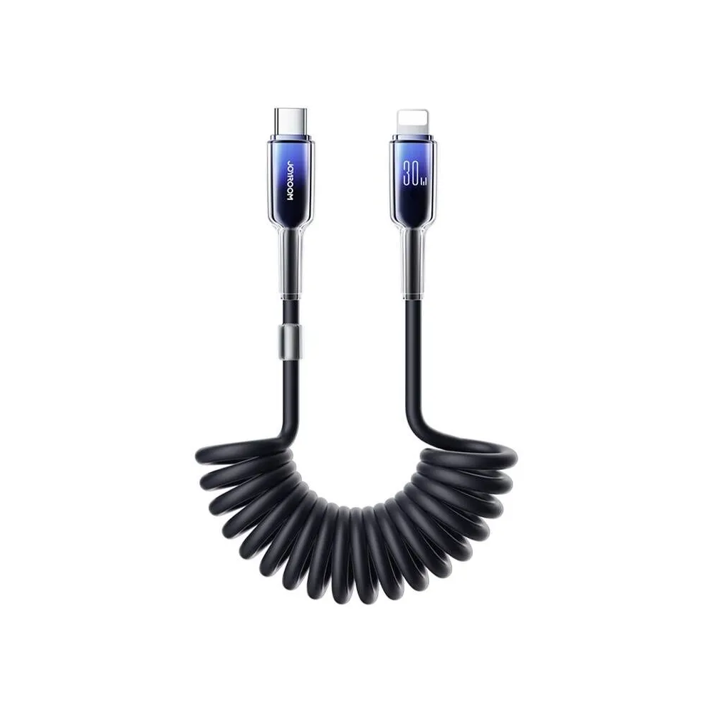 Cablu USB-C Lightning Joyroom S-A43 30W 1,5m (negru)