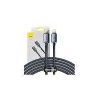 Cablu USB-C To Lightning Baseus Crystal Shine, 20W, PD, 2m (Negru)