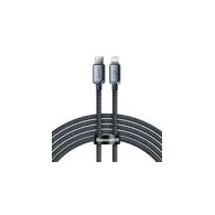 Cablu USB-C To Lightning Baseus Crystal Shine, 20W, PD, 2m (Negru)