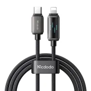 Mcdodo CA-2630 Cablu USB-C către Lightning, 36W, afișaj LED, 1,2 m