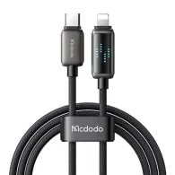 Mcdodo CA-2630 Cablu USB-C către Lightning, 36W, afișaj LED, 1,2 m