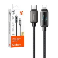 Mcdodo CA-2630 Cablu USB-C către Lightning, 36W, afișaj LED, 1,2 m