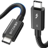 BlitzWolf BW-HDC8 240W USB-C la USB-C cablu, 1.5m (negru)