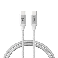 Cablu de încărcare Orico 100W USB-C la USB-C (alb)