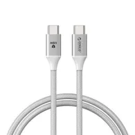 Cablu de încărcare Orico 100W USB-C la USB-C (alb)