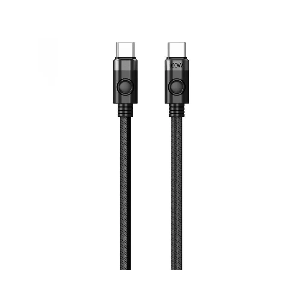Cablu de încărcare Orico 60W USB-C la USB-C (negru)