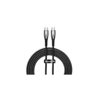Cablu USB-C la USB-C Baseus Glimmer, 100W, 2m (negru)