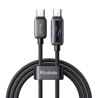 Mcdodo CA-4250 Cablu USB-C la USB-C, 100W, afișaj LED, 1,2m