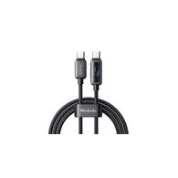 Mcdodo CA-4250 Cablu USB-C la USB-C, 100W, afișaj LED, 1,2m