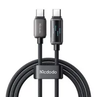 Mcdodo CA-4250 Cablu USB-C la USB-C, 100W, afișaj LED, 1,2m