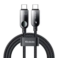 Mcdodo CA-4780 USB-C la USB-C 60W cablu de date 1.2m (negru)