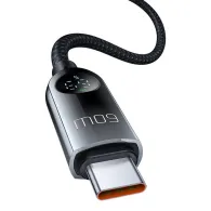 Mcdodo CA-4780 USB-C la USB-C 60W cablu de date 1.2m (negru)