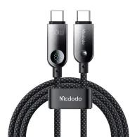 Mcdodo CA-4780 USB-C la USB-C 60W cablu de date 1.2m (negru)