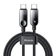 Mcdodo CA-4780 USB-C la USB-C 60W cablu de date 1.2m (negru)