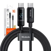 Mcdodo CA-5780 USB-C la USB-C 60W cablu de date 1.2m (negru)