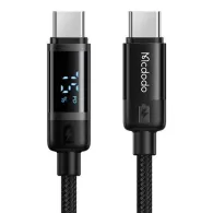 Mcdodo CA-5780 USB-C la USB-C 60W cablu de date 1.2m (negru)