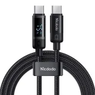 Mcdodo CA-5780 USB-C la USB-C 60W cablu de date 1.2m (negru)
