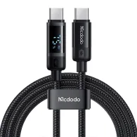 Mcdodo CA-5780 USB-C la USB-C 60W cablu de date 1.2m (negru)