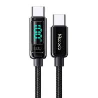 Mcdododo CA-8820 100W USB-C la USB-C cablu, 1.2m (negru)